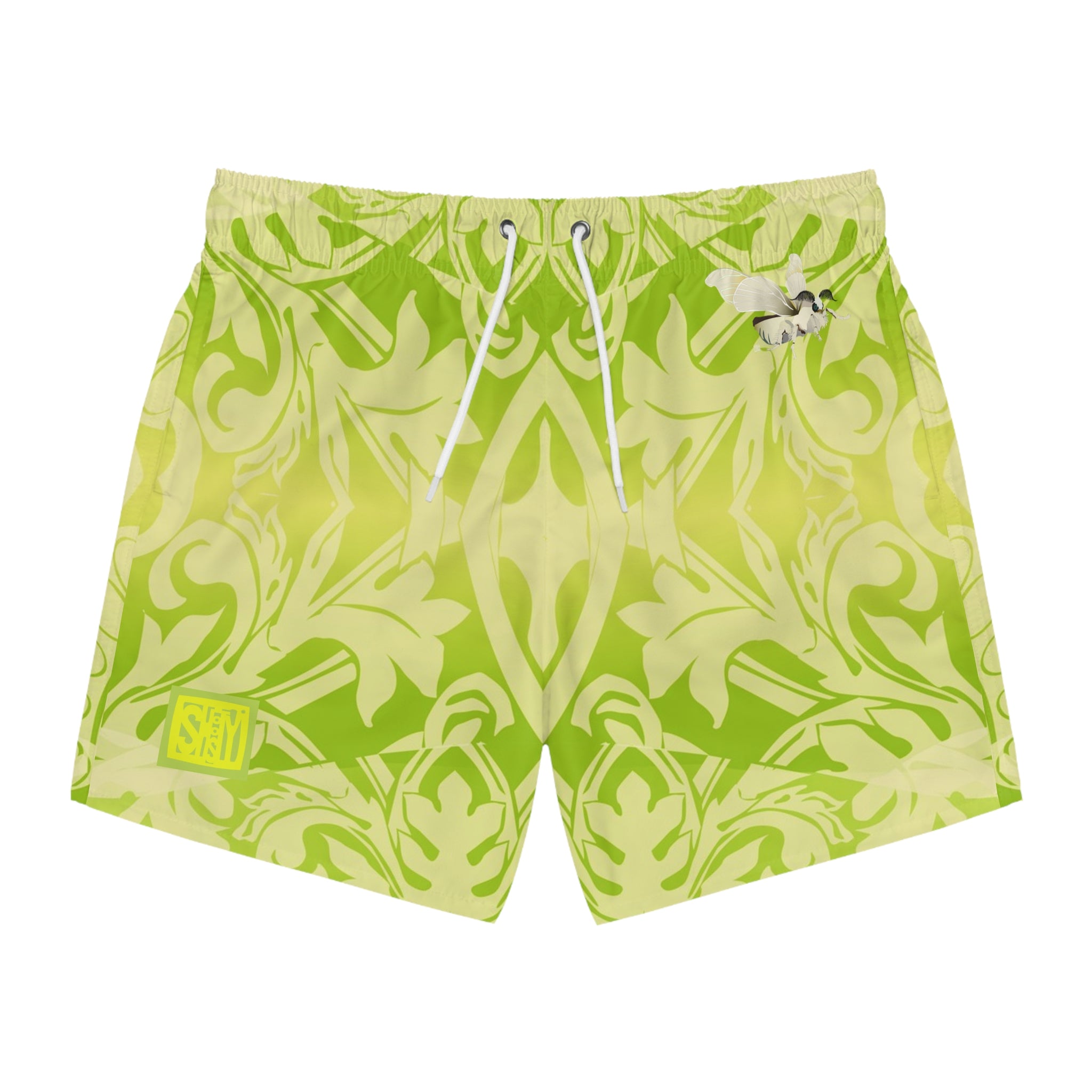 Silk Moth Swim Trunks (AOP)