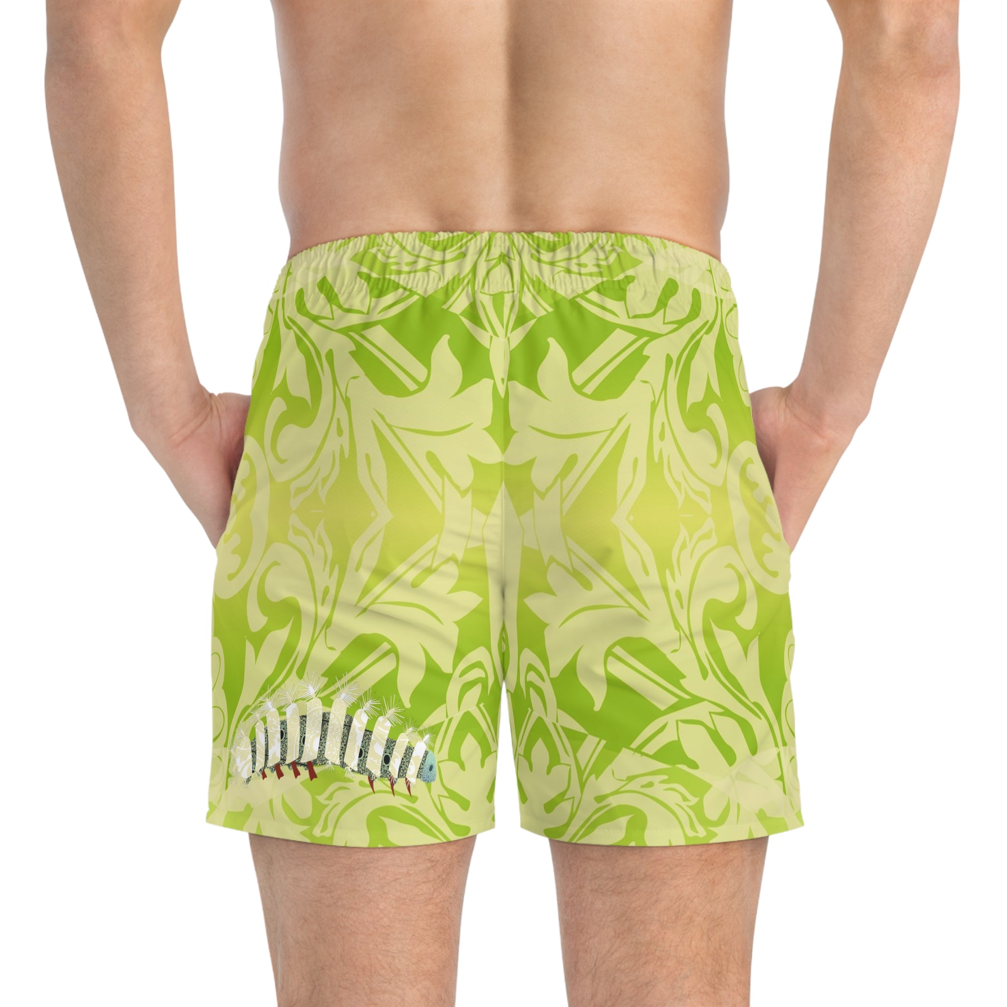 Silk Moth Swim Trunks (AOP)