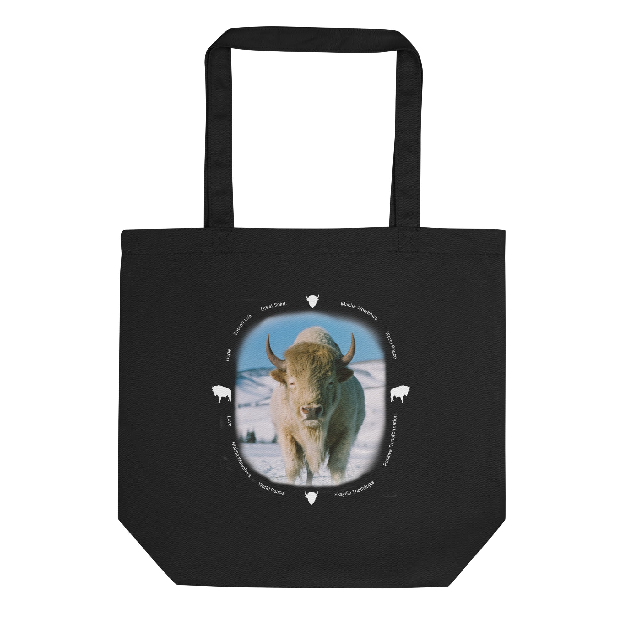 Mike Wilson White Buffalo Eco Tote Bag