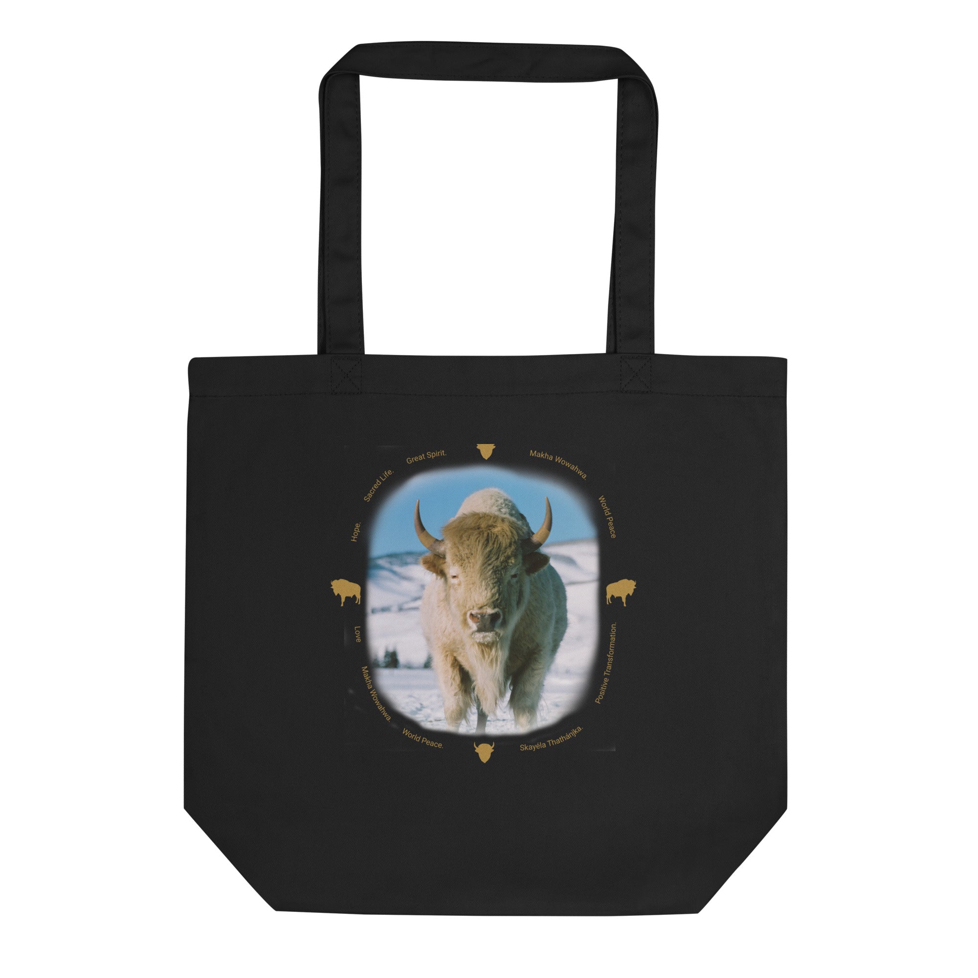 Mike Wilson White Buffalo Eco Tote Bag