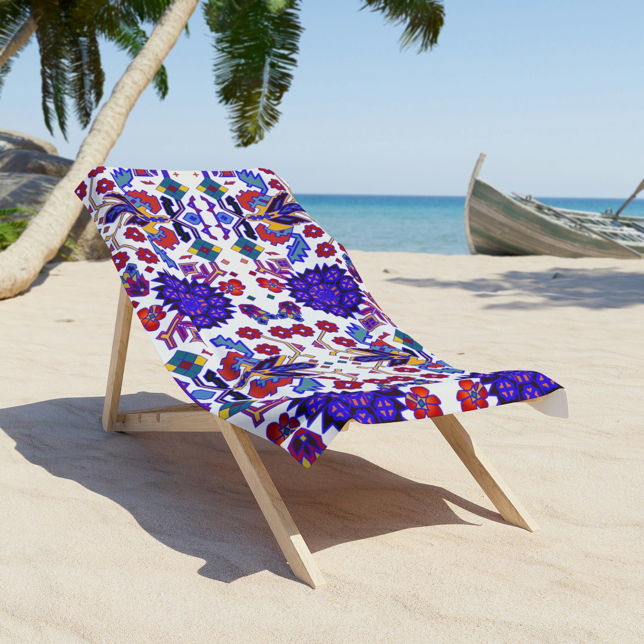 Ukrainian Pattern 2 Beach Towel