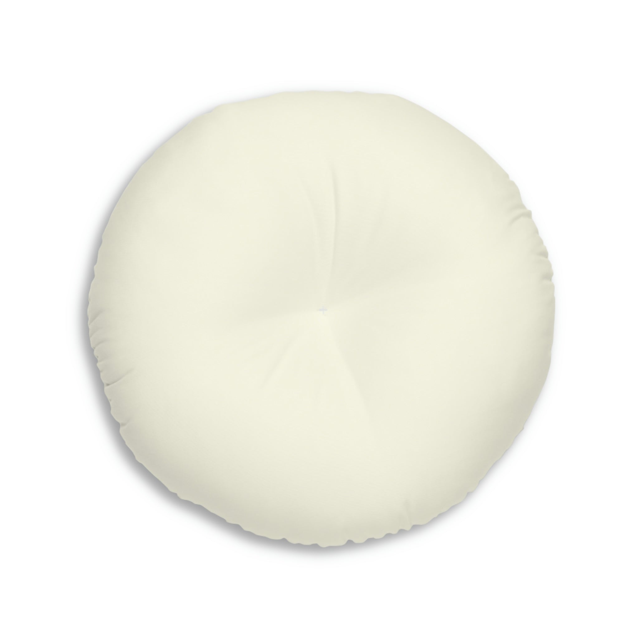 Shoosty Bugs  combo 1 Cream Tufted Floor Pillow, Round