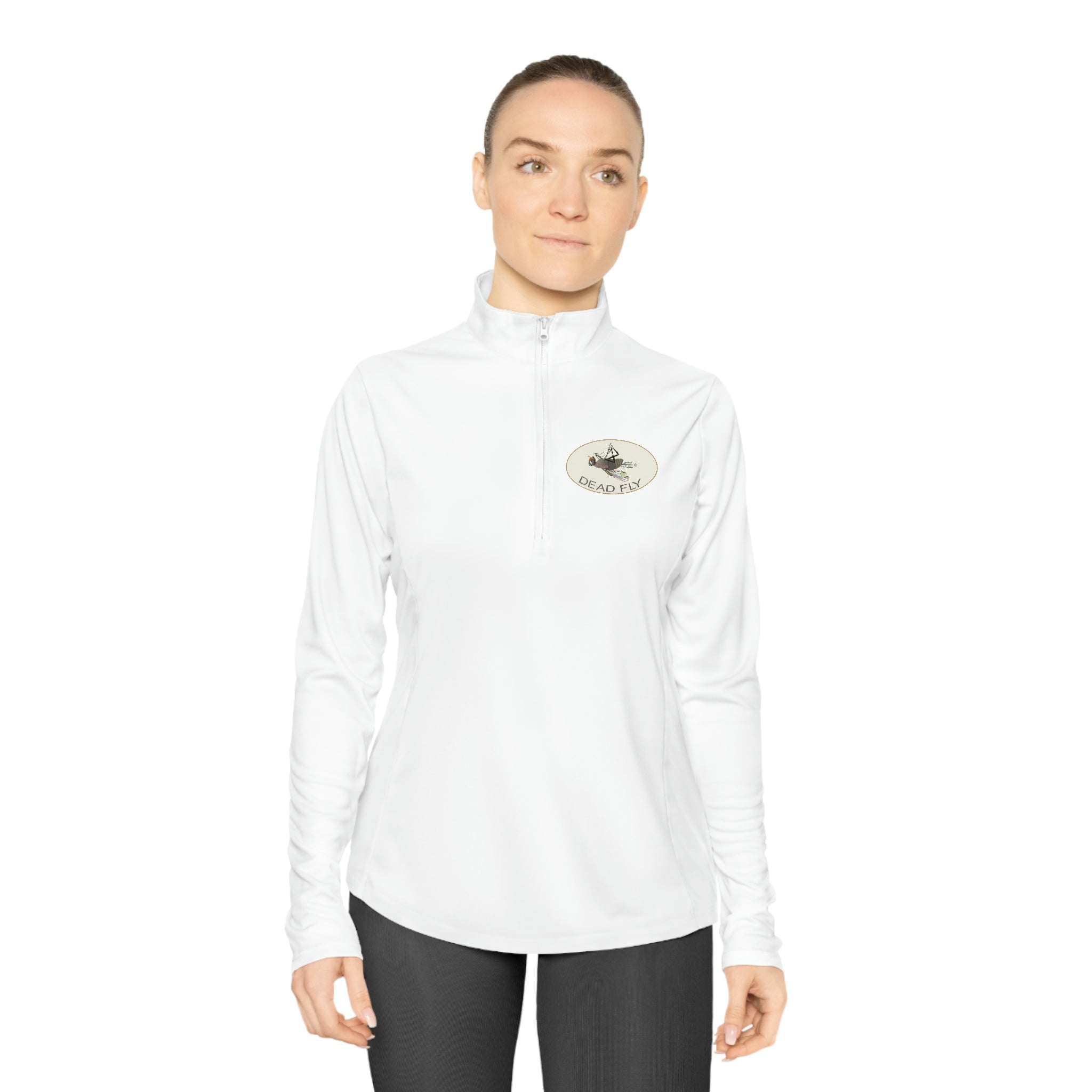 Dead fly Ladies Quarter-Zip Pullover