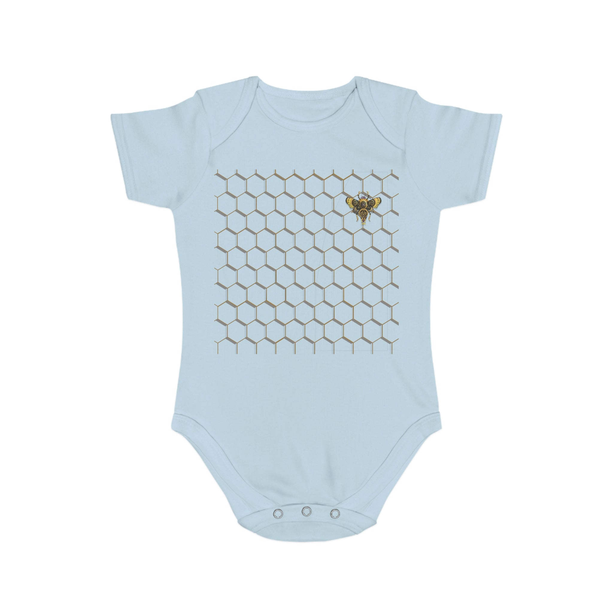 Bumblebee Short Sleeve Baby Bodysuit