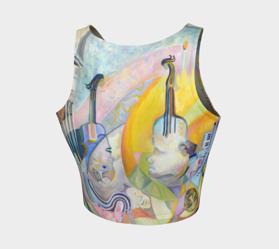 Dual Violin Athletic Top