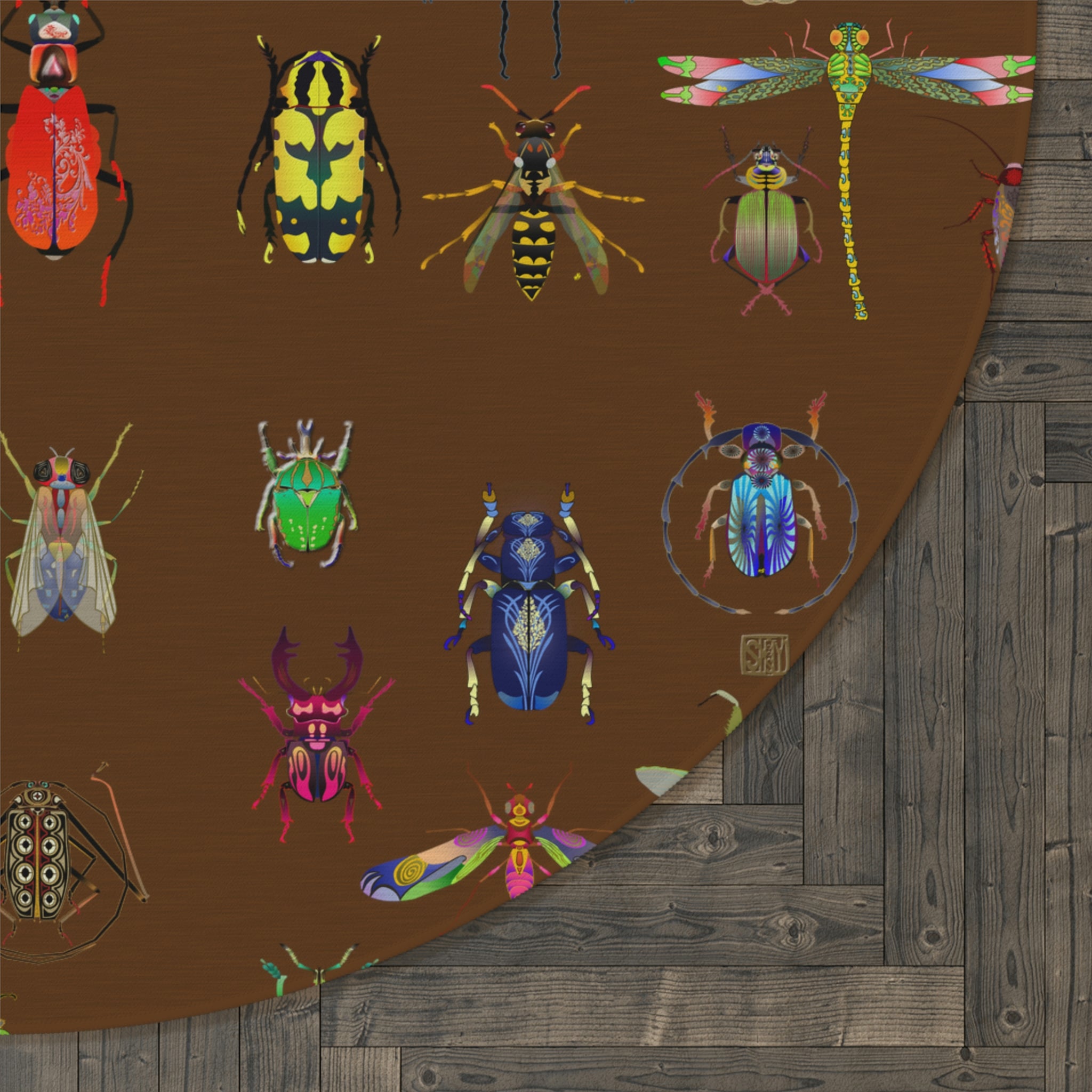 Shoosty bugs combo 1Round Rug